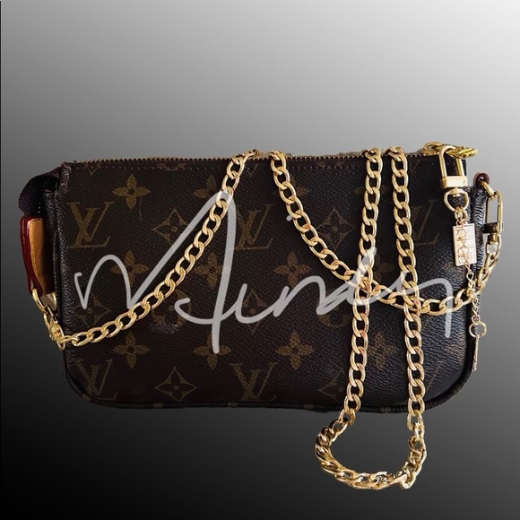 Gold Chain replacement purse strap - Picture 2 of 6